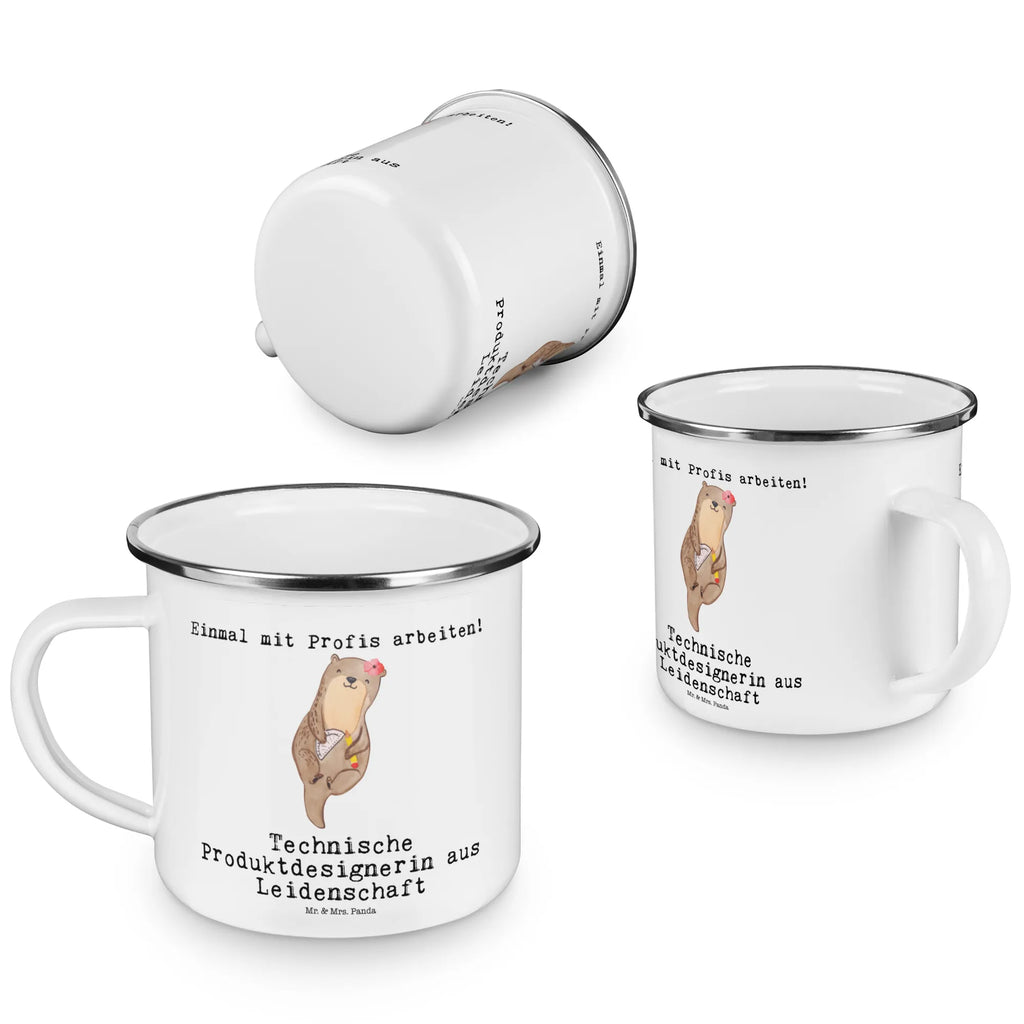Camping Emaille Tasse Technische Produktdesignerin aus Leidenschaft Tasse, Kaffeebecher, blechbecher, wanderbecher, Teebecher, Teetasse, Kaffeetasse, Blechtasse, Trinkbecher, Emaille Tasse, Emaille Becher, Emailletasse, Tasse Emaille, wandertasse, metallbecher, emaillebecher, Campingbecher, Campingtasse, Pott, Reisebecher, reisetasse, becher emaille, Becher, Metalltasse, Geschenk, Schenken, Jubiläum, Danke, Dankeschön, Beruf, Ausbildung, Abschied, Rente, Kollege, Kollegin, Arbeitskollege, Mitarbeiter, Firma