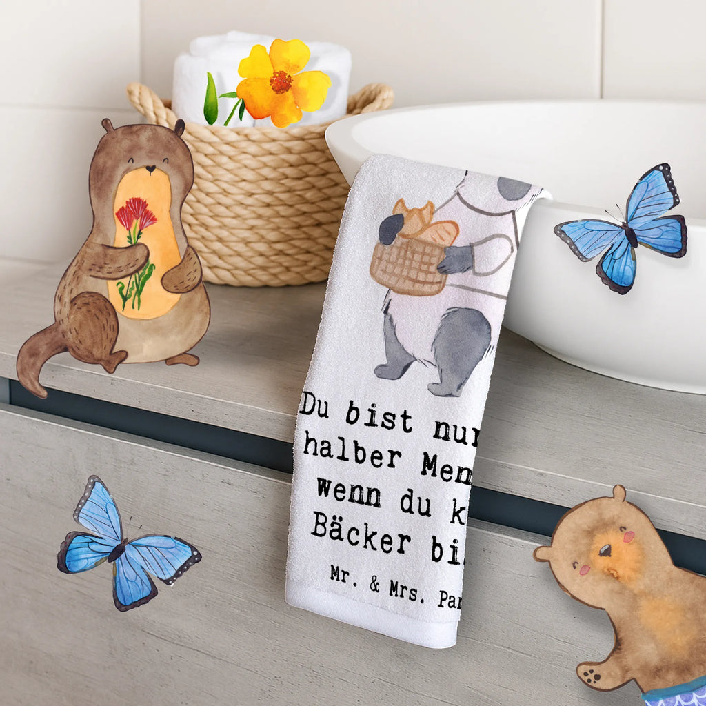 Guest towel Baker Heart Guest towel, 50 x 30, towel, guest towels, hand towels, gift, gift idea, best, farewell gift, passing exam, anniversary, retirement, promotion, job start, sayings, funny, profession