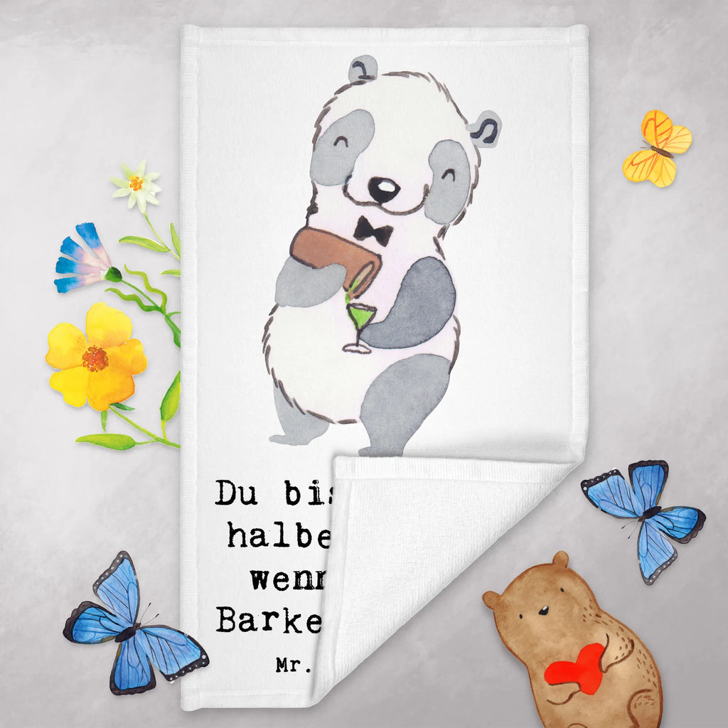 Guest towel bartender heart 50 x 30, hand towels, guest towels, Guest towel, towel, gift, gift idea, best, farewell gift, passing exam, anniversary, retirement, promotion, job start, sayings, funny, profession