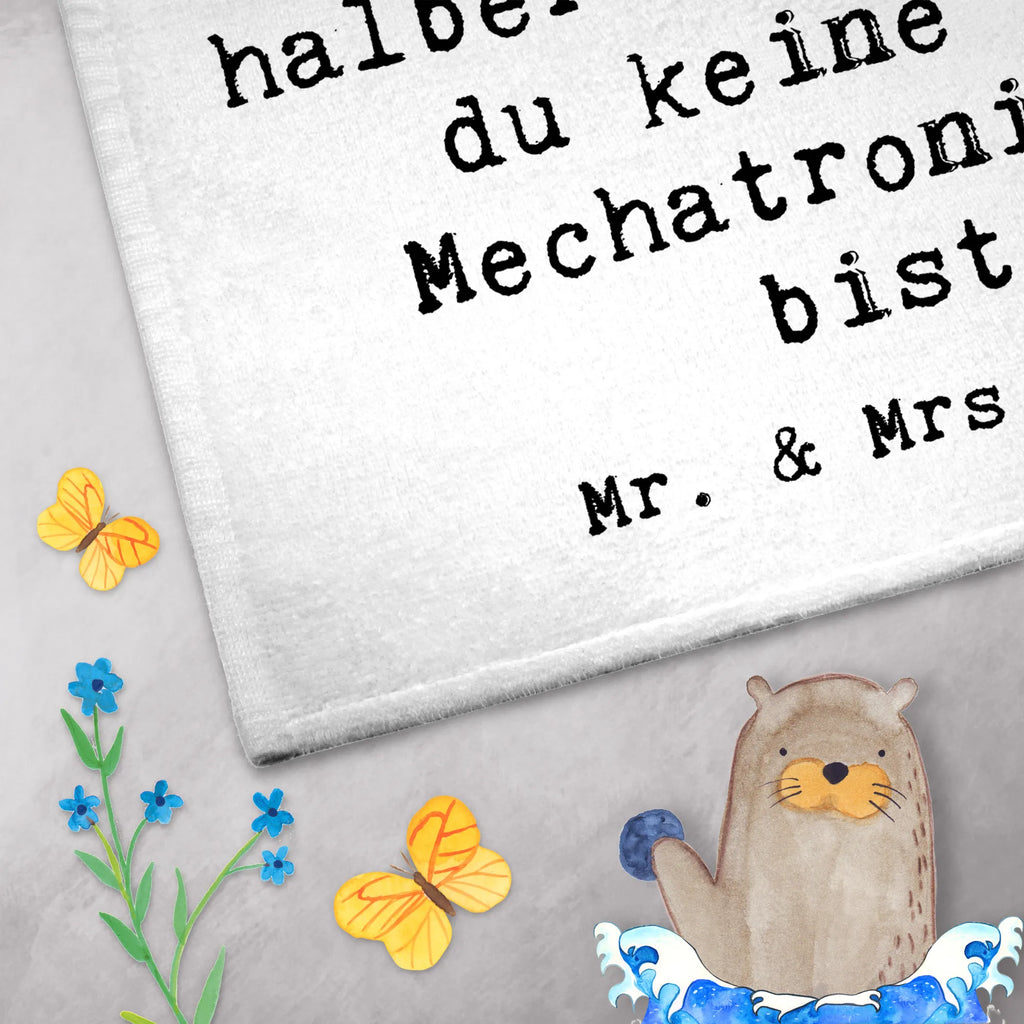 Guest towel Automotive Mechatronics Technician Heart hand towels, towel, Guest towel, 50 x 30, guest towels, gift, gift idea, best, farewell gift, passing exam, anniversary, retirement, promotion, job start, sayings, funny, profession