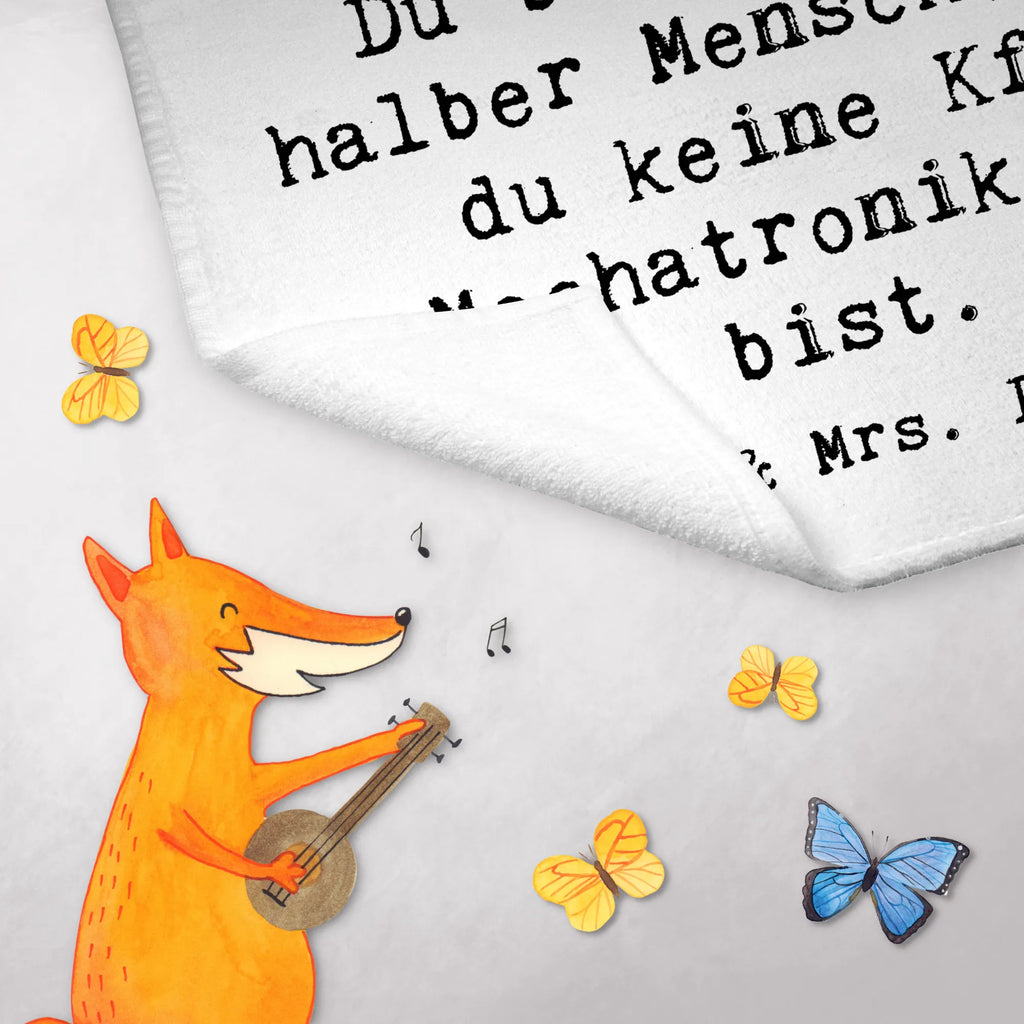 Guest towel Automotive Mechatronics Technician Heart hand towels, towel, Guest towel, 50 x 30, guest towels, gift, gift idea, best, farewell gift, passing exam, anniversary, retirement, promotion, job start, sayings, funny, profession