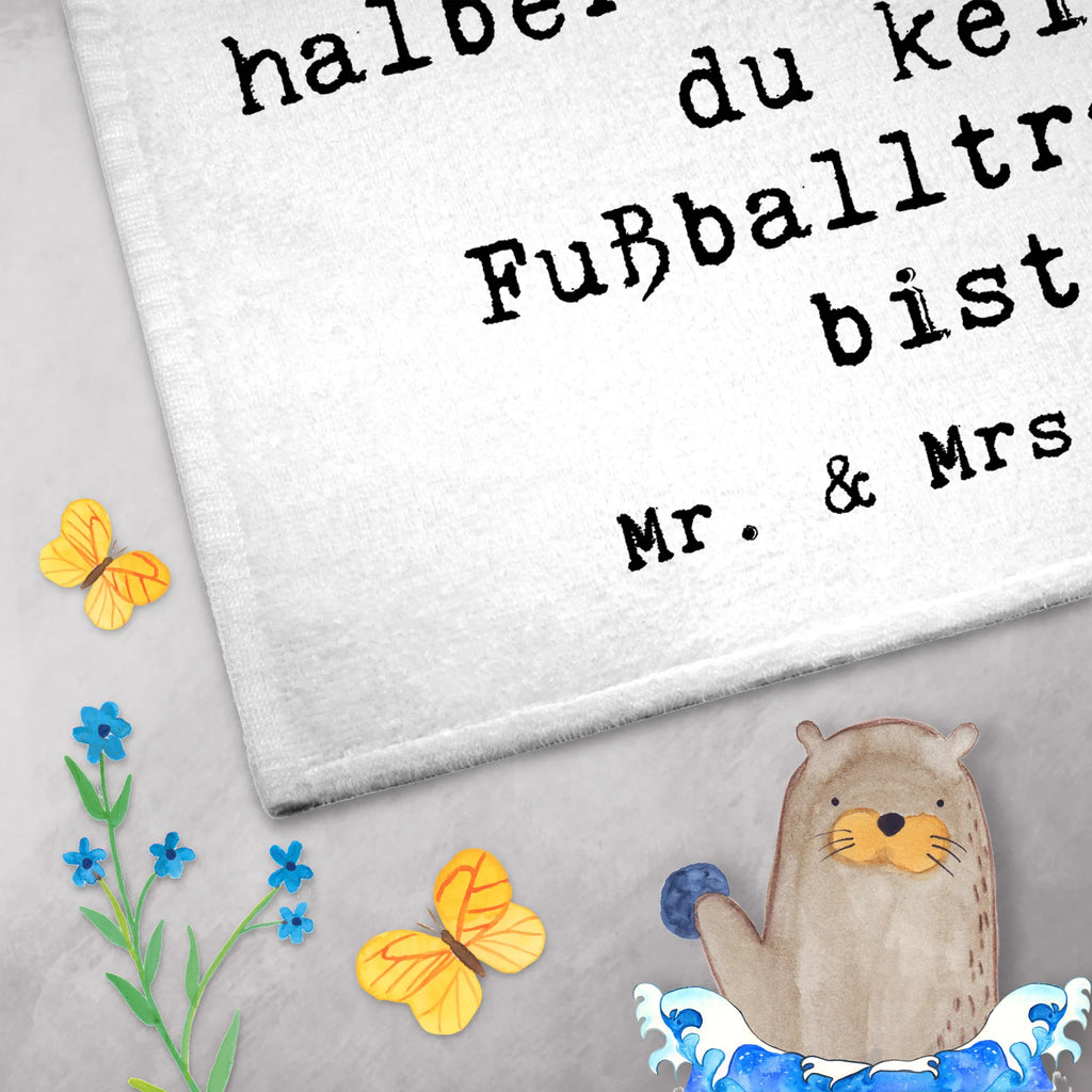 Ręcznik dla gości Trener piłki nożnej serce Zawód, Wykształcenie, Jubileusz, Pożegnanie, Emerytura, Kolega, Koleżanka, Prezent, Dawać, Pracownik, Współpracownik, Firma, Dziękuję, Dziękuję bardzo