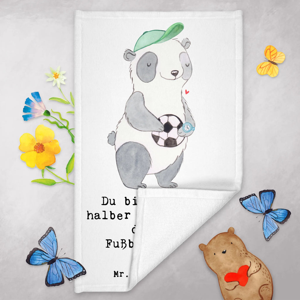 Ręcznik dla gości Trener piłki nożnej serce Zawód, Wykształcenie, Jubileusz, Pożegnanie, Emerytura, Kolega, Koleżanka, Prezent, Dawać, Pracownik, Współpracownik, Firma, Dziękuję, Dziękuję bardzo