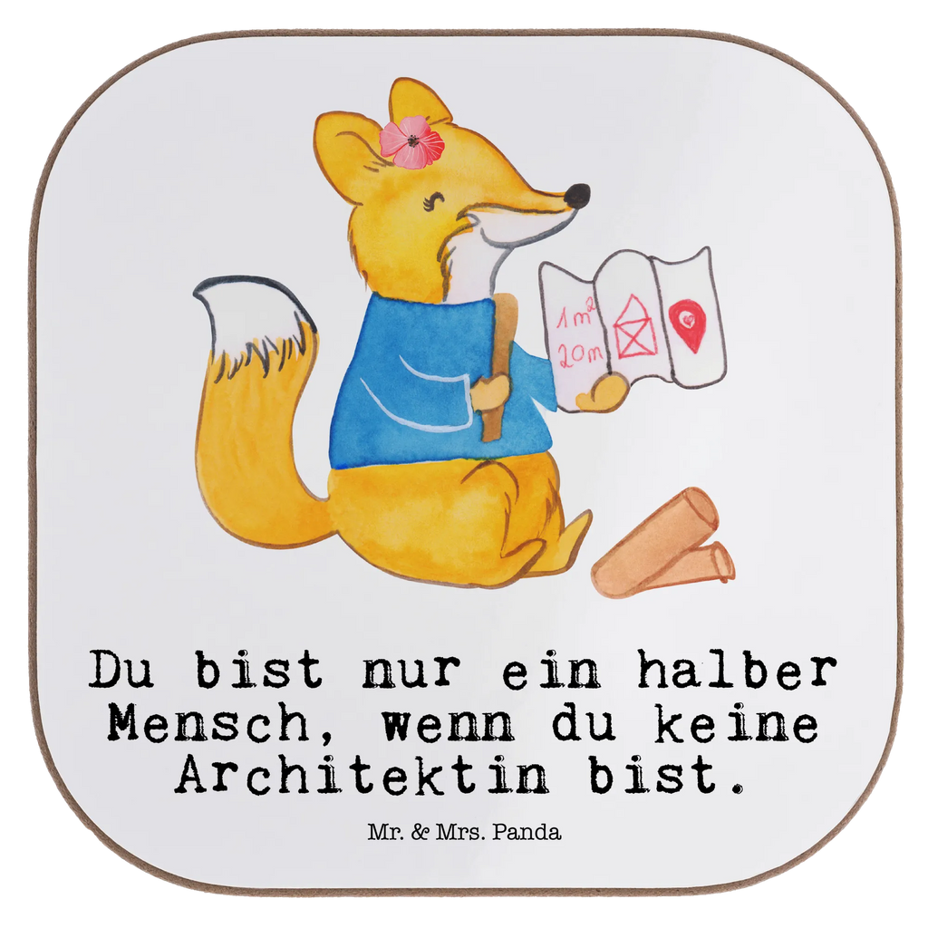 Square coaster female architect Heart breakfast, Coasters, party, gift, gifts, presents, glass coasters, gift idea, best, farewell gift, passing exam, anniversary, retirement, promotion, job start, sayings, funny, profession