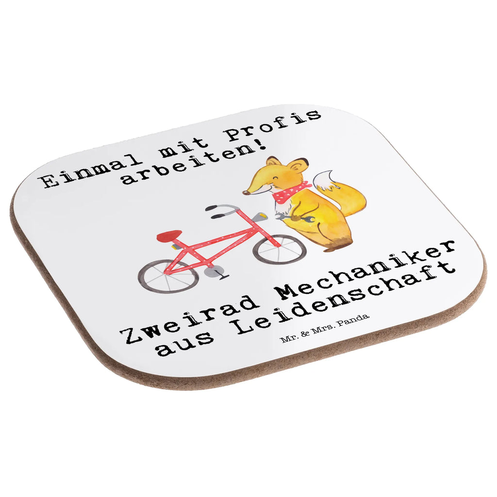 Square coaster Bicycle Mechanic Passion breakfast, glass coasters, party, gifts, gift, presents, Coasters, gift idea, best, farewell gift, passing exam, anniversary, retirement, promotion, job start, sayings, funny, profession