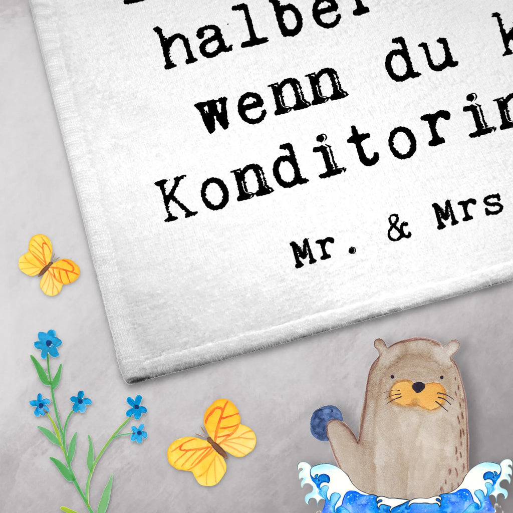 Guest towel Pastry Chef Heart Guest towel, towel, guest towels, hand towels, 50 x 30, gift, gift idea, best, farewell gift, passing exam, anniversary, retirement, promotion, job start, sayings, funny, profession