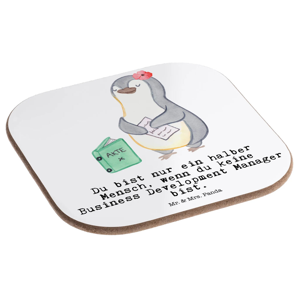 Square coaster Business Development Manager Heart Coasters, gifts, gift, glass coasters, party, presents, breakfast, gift idea, best, farewell gift, passing exam, anniversary, retirement, promotion, job start, sayings, funny, profession