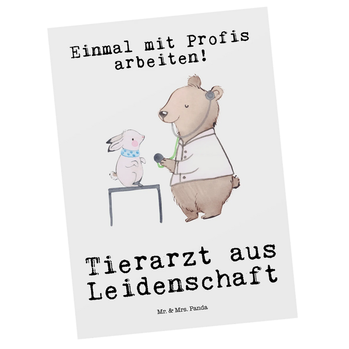 Postcard Veterinarian Passion