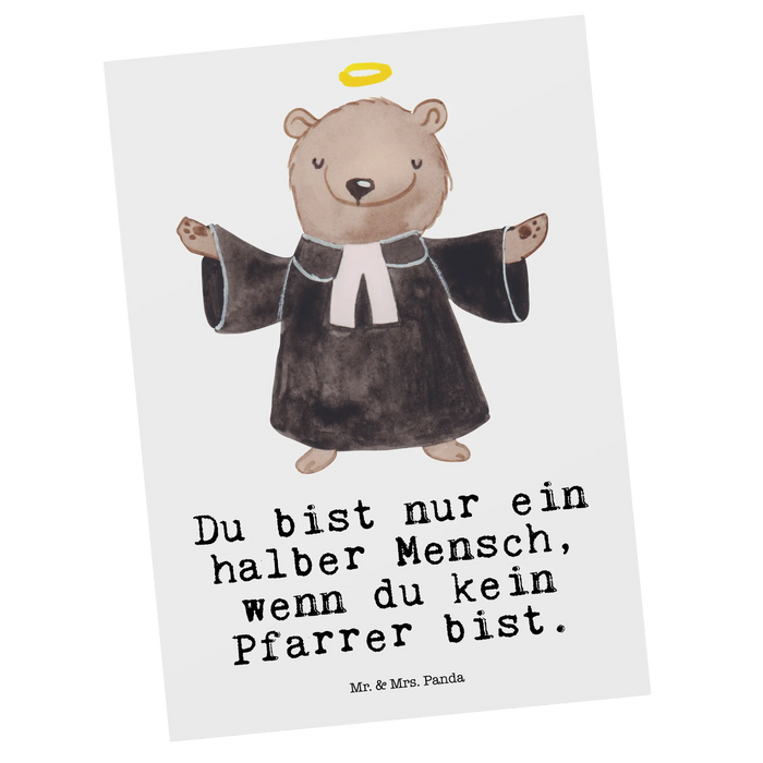 Pocztówka proboszcz serce