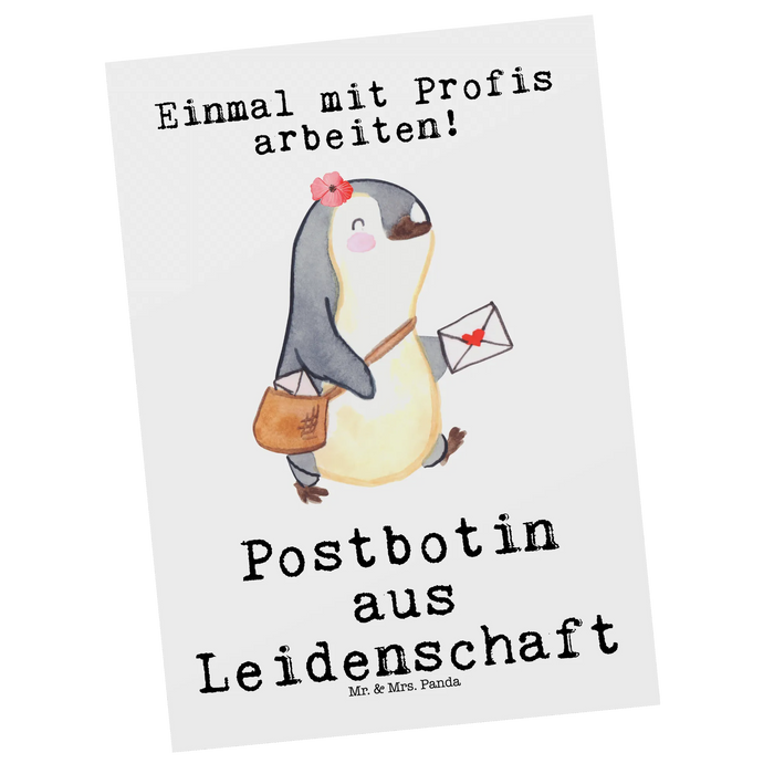 Postcard Postwoman Passion