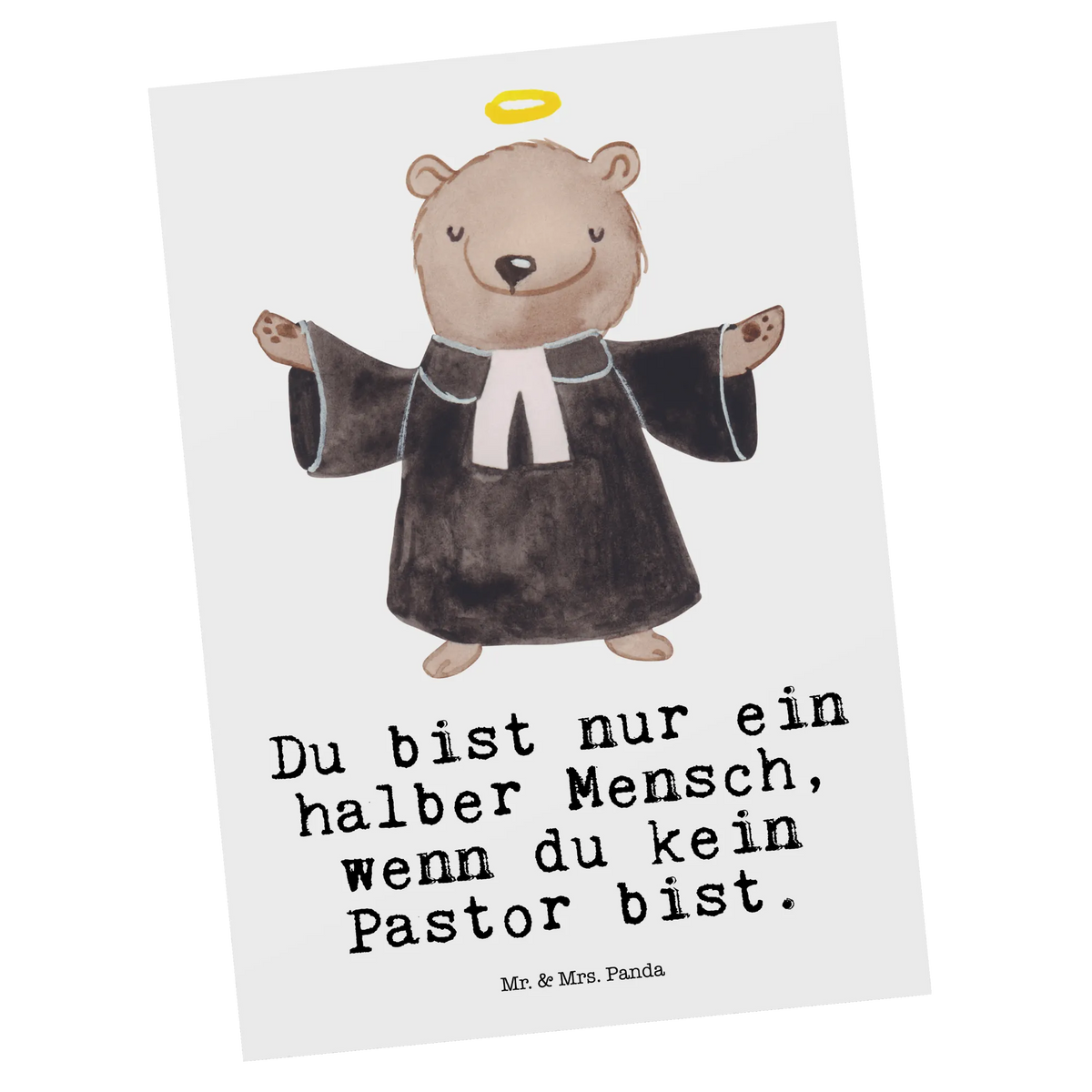 Pocztówka pastor serce Zawód, Wykształcenie, Prezent, Jubileusz, Pożegnanie, Emerytura, Kolega, Dziękuję, Koleżanka, Dawać, Pracownik, Współpracownik, Dziękuję bardzo