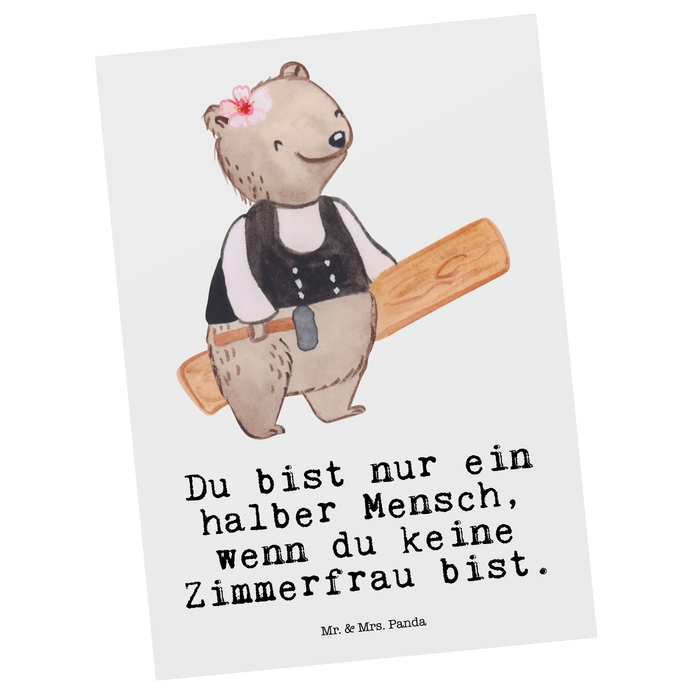 Postcard Carpenter (female) heart
