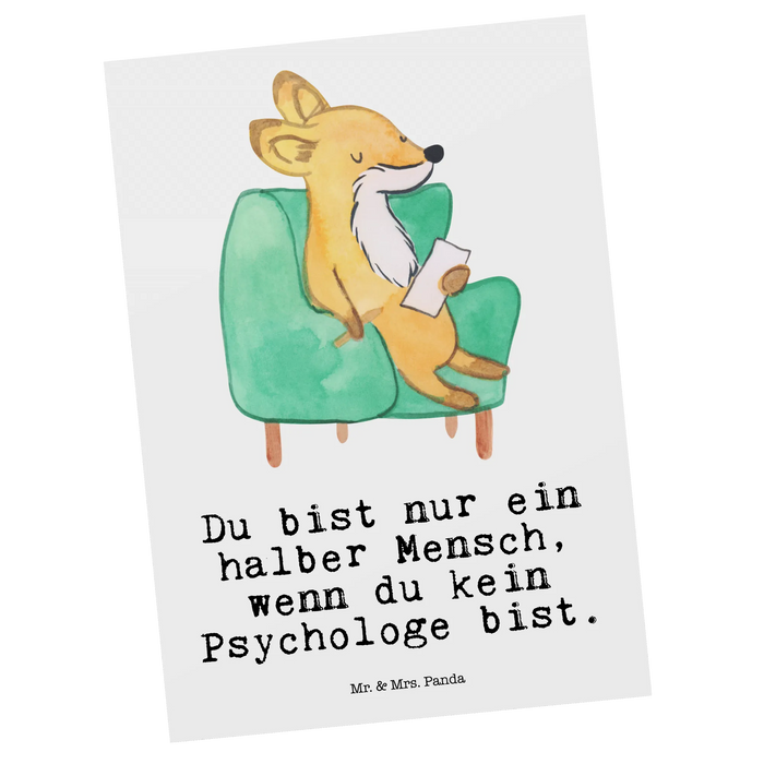 Postcard psychologist heart