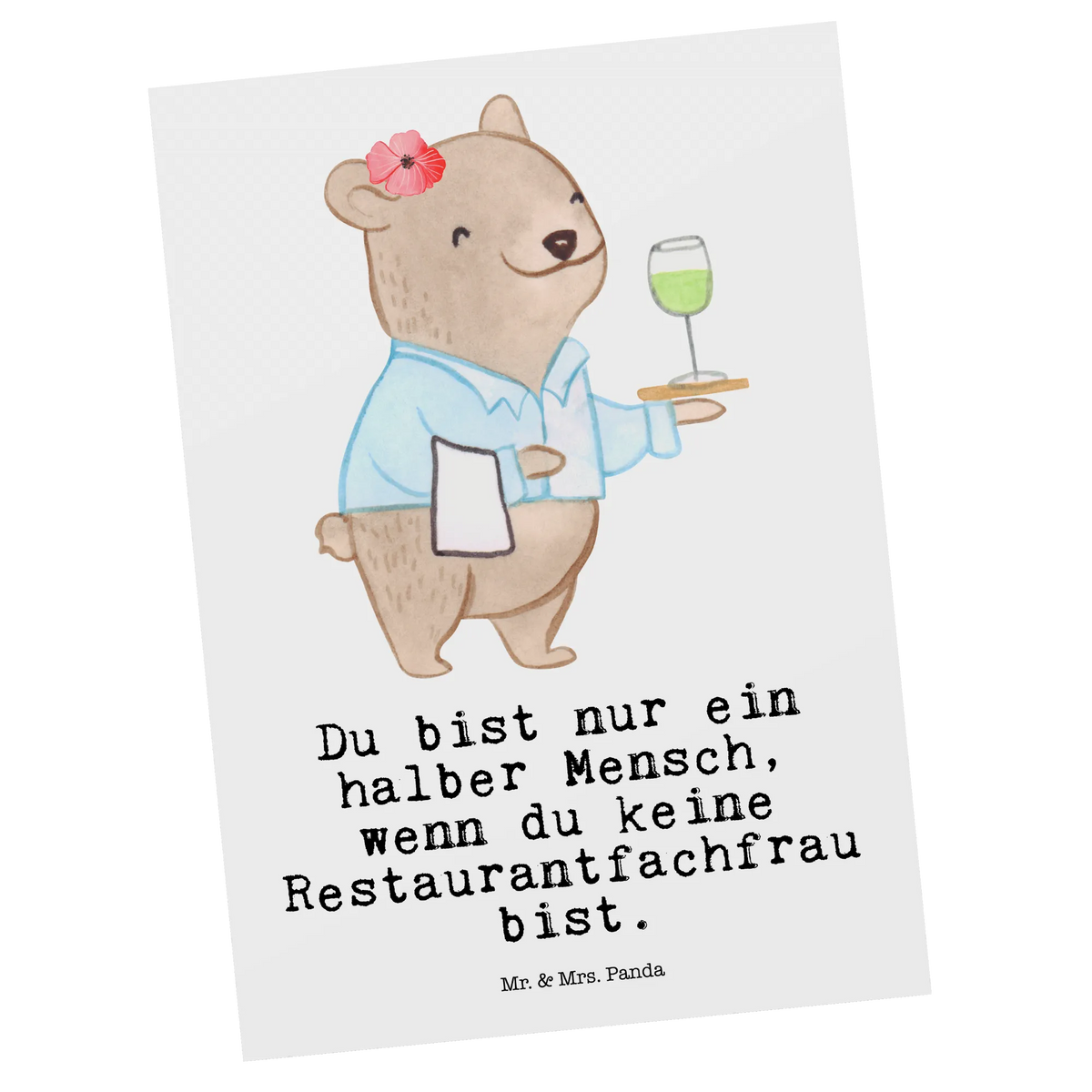 Postkarte Restaurantfachfrau Herz Designkarte, spruchkarte, Postkarten, bildkarte, Ansichtskarten, Postkarte, Motivkarte, Fotokarte, Ansichtskarte, einzelkarte, Grußkarte, kunstkarte, Kunstkarten, Schenken, Geschenk, Danke, Dankeschön, Jubiläum, Beruf, Ausbildung, Abschied, Rente, Kollege, Kollegin, Arbeitskollege, Mitarbeiter, Firma