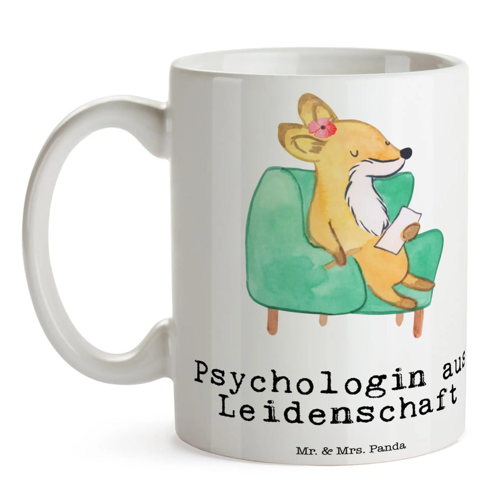 Tasse Psychologin aus Leidenschaft Tasse mit Zitaten, Geschenktasse, Porzellantasse, Tasse mit Motiven, Tasse, Keramiktasse, Bürotasse, Kaffeetasse, Teetasse, Beruf, Ausbildung, Jubiläum, Abschied, Rente, Kollege, Kollegin, Geschenk, Schenken, Arbeitskollege, Mitarbeiter, Firma, Danke, Dankeschön