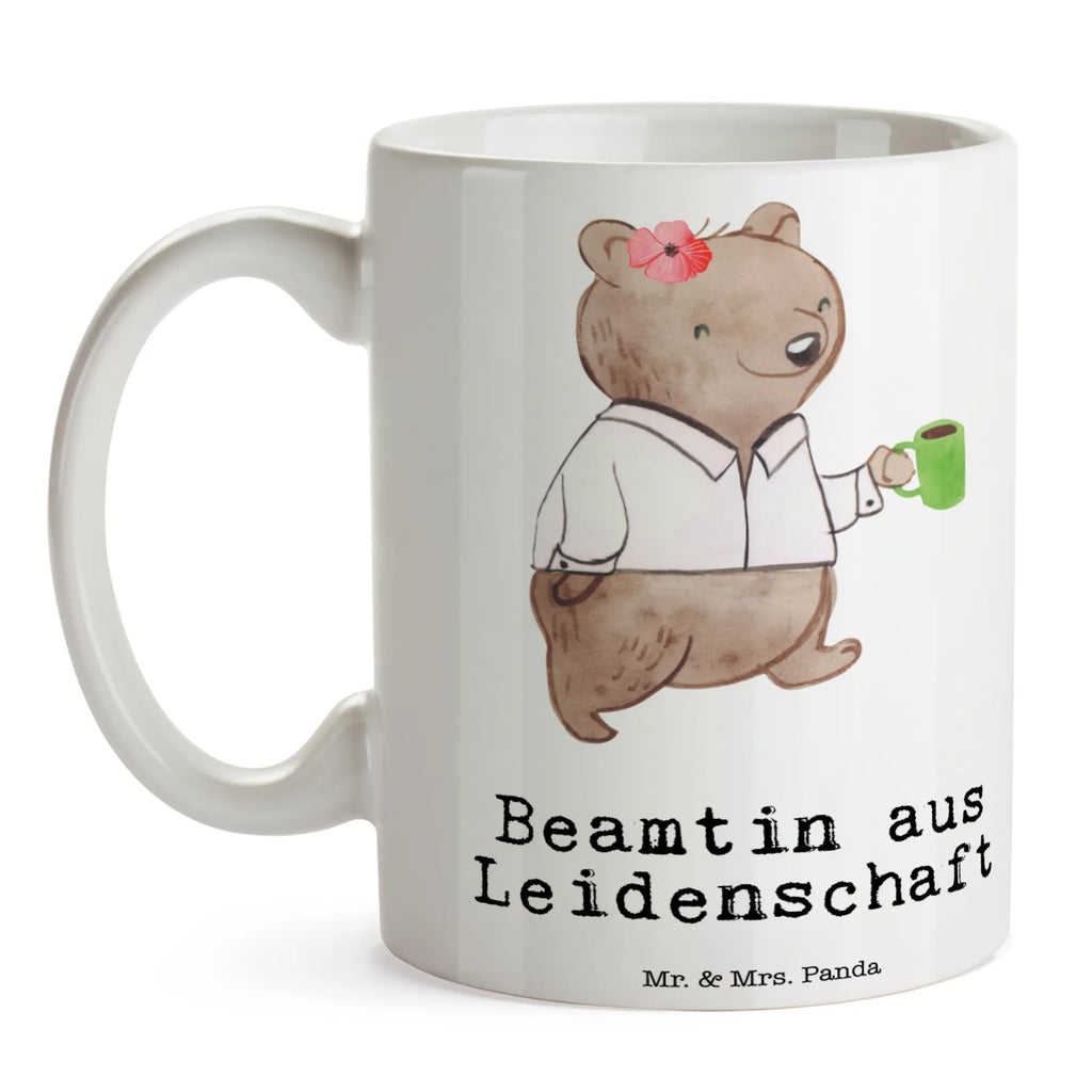 Tasse Beamtin aus Leidenschaft Teetasse, Tasse, Tasse mit Zitaten, Bürotasse, Porzellantasse, Keramiktasse, Kaffeetasse, Tasse mit Motiven, Geschenktasse, Beruf, Ausbildung, Jubiläum, Abschied, Rente, Kollege, Kollegin, Geschenk, Schenken, Arbeitskollege, Mitarbeiter, Firma, Danke, Dankeschön, Beamte, Amt, öffentlicher Dienst, Beamtentum, Verbeamtung, Studium