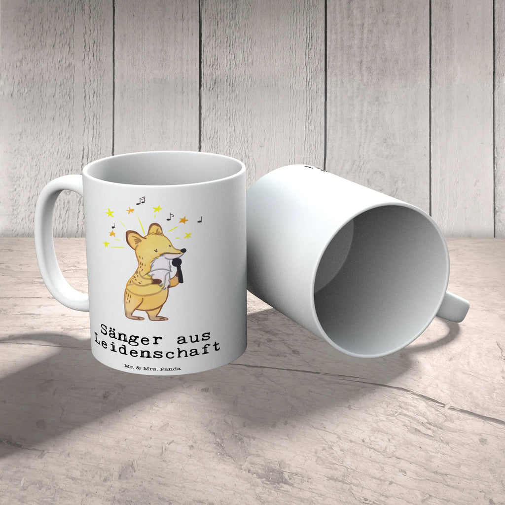Tasse Sänger aus Leidenschaft Keramiktasse, Tasse mit Zitaten, Kaffeetasse, Geschenktasse, Porzellantasse, Teetasse, Bürotasse, Tasse mit Motiven, Tasse, Beruf, Ausbildung, Jubiläum, Abschied, Rente, Kollege, Kollegin, Geschenk, Schenken, Arbeitskollege, Mitarbeiter, Firma, Danke, Dankeschön
