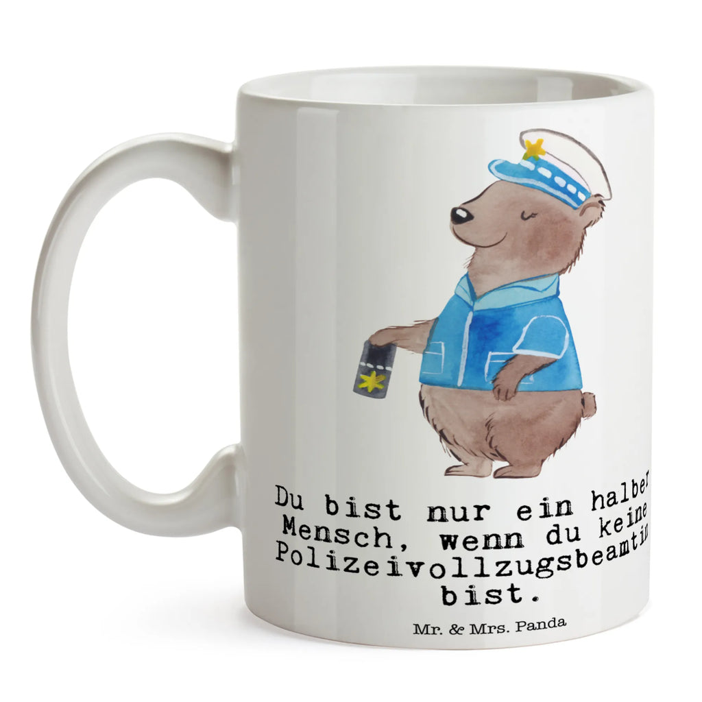 Kubek Policjantka Serce Zawód, Wykształcenie, Jubileusz, Pożegnanie, Emerytura, Kolega, Koleżanka, Prezent, Dawać, Pracownik, Współpracownik, Firma, Dziękuję, Dziękuję bardzo