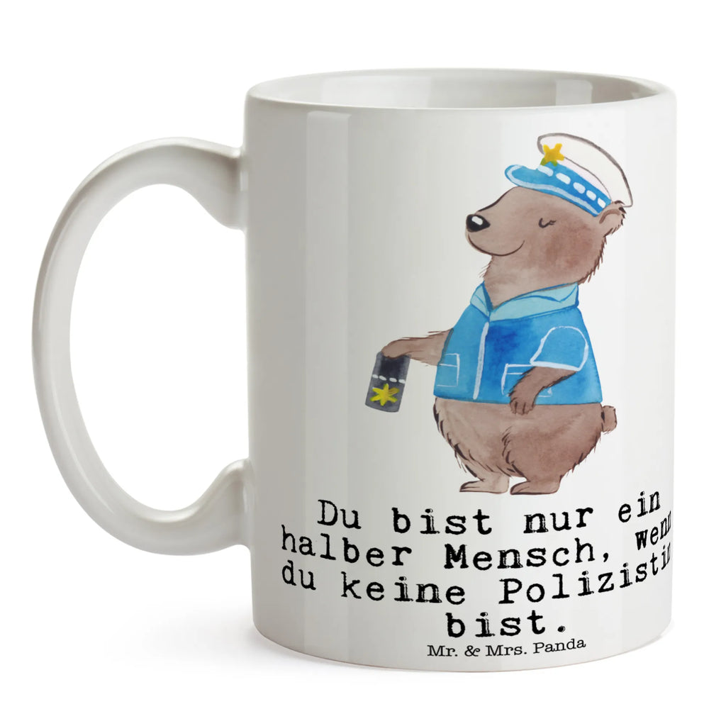 Mug Policewoman heart Tasse mit Motiven, Tasse, Teetasse, Keramiktasse, Kaffeetasse, Tasse mit Zitaten, Geschenktasse, Porzellantasse, Bürotasse, Beruf, Ausbildung, Jubiläum, Abschied, Rente, Kollege, Kollegin, Geschenk, Schenken, Arbeitskollege, Mitarbeiter, Firma, Danke, Dankeschön, Polizeibeamtin, Polizistin, Polizei, Studium, Wachfrau, Cop
