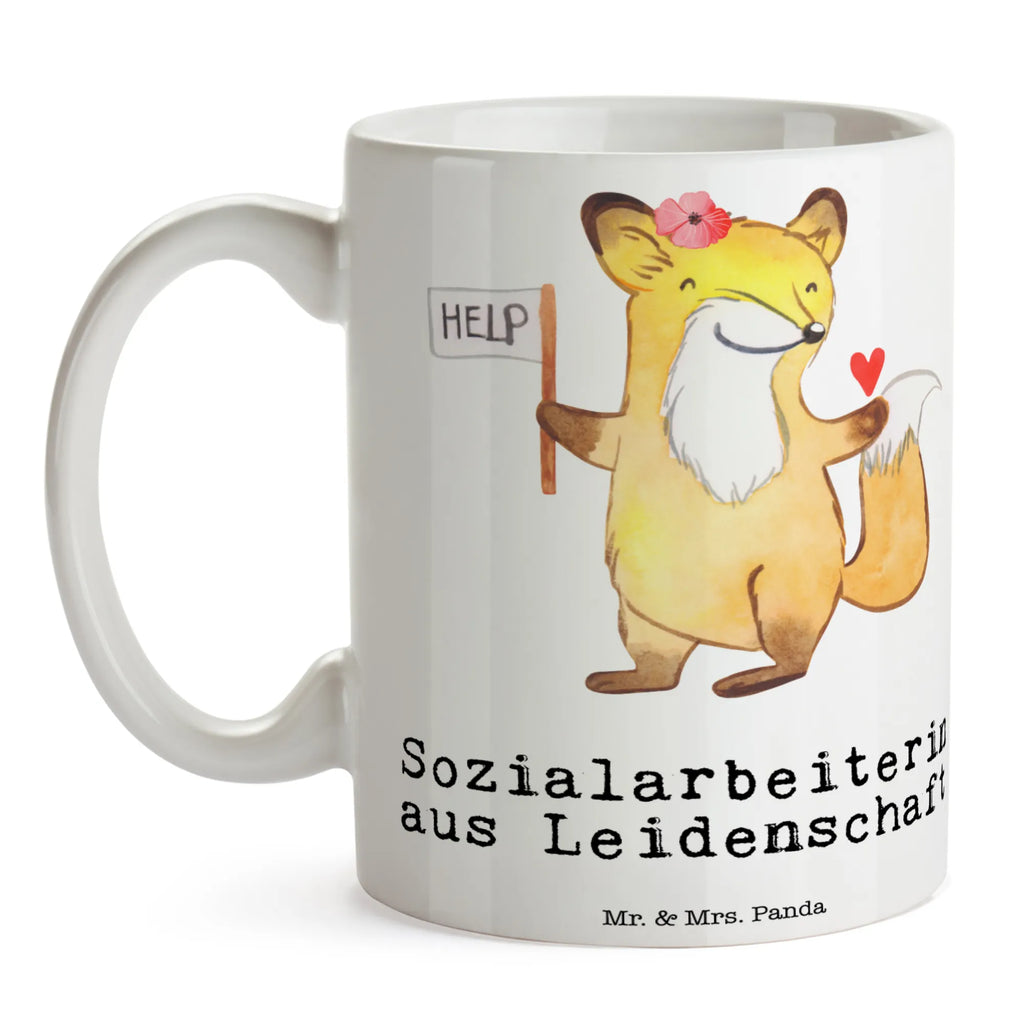 Tasse Sozialarbeiterin aus Leidenschaft Bürotasse, Kaffeetasse, Porzellantasse, Tasse mit Zitaten, Tasse, Tasse mit Motiven, Teetasse, Geschenktasse, Keramiktasse, Beruf, Ausbildung, Jubiläum, Abschied, Rente, Kollege, Kollegin, Geschenk, Schenken, Arbeitskollege, Mitarbeiter, Firma, Danke, Dankeschön
