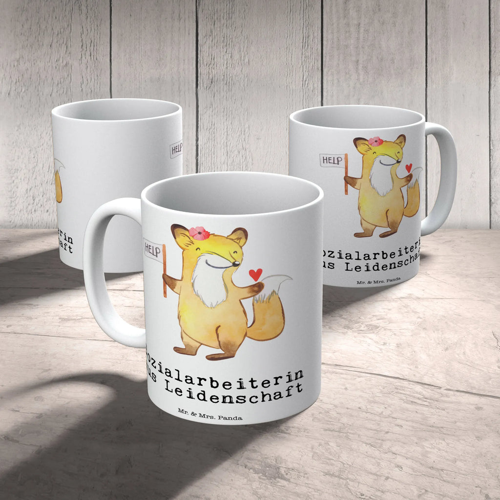 Tasse Sozialarbeiterin aus Leidenschaft Bürotasse, Kaffeetasse, Porzellantasse, Tasse mit Zitaten, Tasse, Tasse mit Motiven, Teetasse, Geschenktasse, Keramiktasse, Beruf, Ausbildung, Jubiläum, Abschied, Rente, Kollege, Kollegin, Geschenk, Schenken, Arbeitskollege, Mitarbeiter, Firma, Danke, Dankeschön