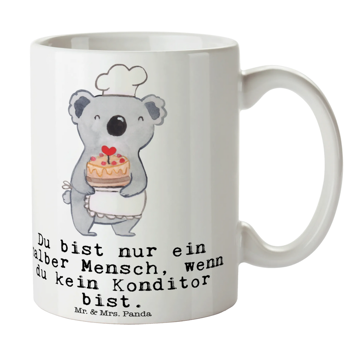 Kubek cukiernik Serce Prezent, Dziękuję, Zawód, Wykształcenie, Jubileusz, Pożegnanie, Emerytura, Kolega, Koleżanka, Dawać, Pracownik, Współpracownik, Dziękuję bardzo