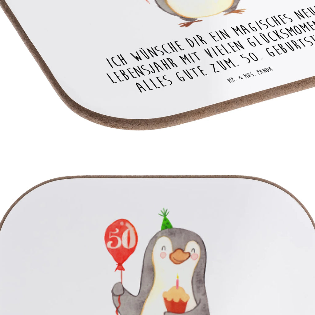 Square coaster 50th birthday Penguin Balloon Coasters, breakfast, glass coasters, gifts, presents, gift, party, Birthday, celebration, birthday party, friends, family, birthday wish, birthday present, birthday cards, 18th birthday, 30th birthday, 40th, 50th, 60th, 70th, 80th, 90th, 90th., gift ideas, gifts for girlfriend, boyfriend, mom, dad, brother, sister, congratulations, funny, sayings, 1 year, money gifts, guest gifts, gifts online, gift basket, special gifts, unusual gifts, extraordinary gifts, gift package, original gifts, gift items, special birthday gifts, penguin, birthday, happy birthday, birthdays