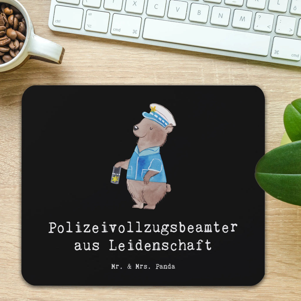 Mouse mat Police Officer Passion Mouse Pad, Study, Pad, Print, Work, Mouse, saying, Student, Motif, Gift, PC, mousepad, fun, Office, gift, gift idea, best, farewell gift, passing exam, anniversary, retirement, promotion, job start, sayings, funny, profession