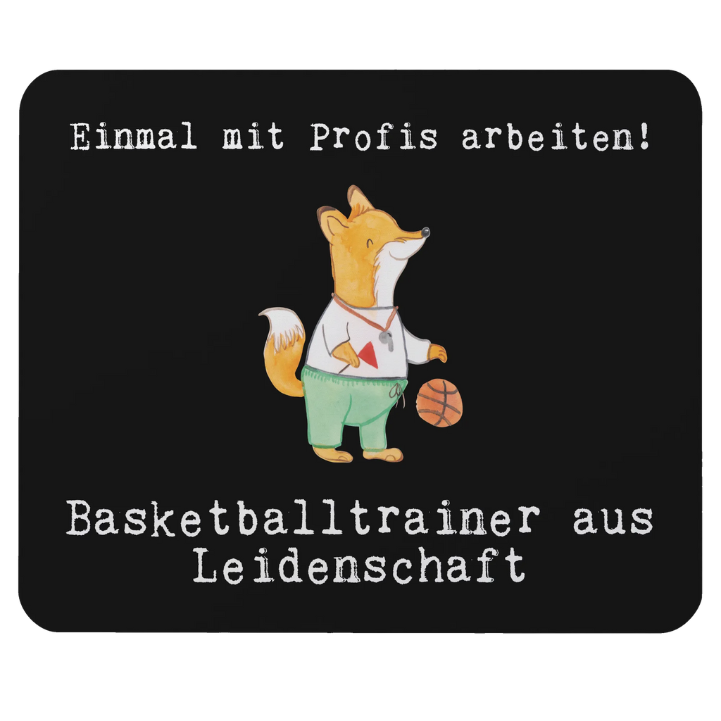 Podkładka pod mysz Trener koszykówki pasja Zawód, Wykształcenie, Jubileusz, Pożegnanie, Emerytura, Kolega, Koleżanka, Prezent, Dawać, Pracownik, Współpracownik, Firma, Dziękuję, Dziękuję bardzo