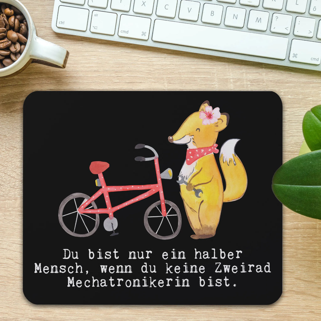 Mouse mat Bicycle Mechatronic Technician Heart Office, Print, Gift, Pad, fun, Mouse, Student, Motif, Mouse Pad, PC, mousepad, saying, Work, Study, gift, gift idea, best, farewell gift, passing exam, anniversary, retirement, promotion, job start, sayings, funny, profession