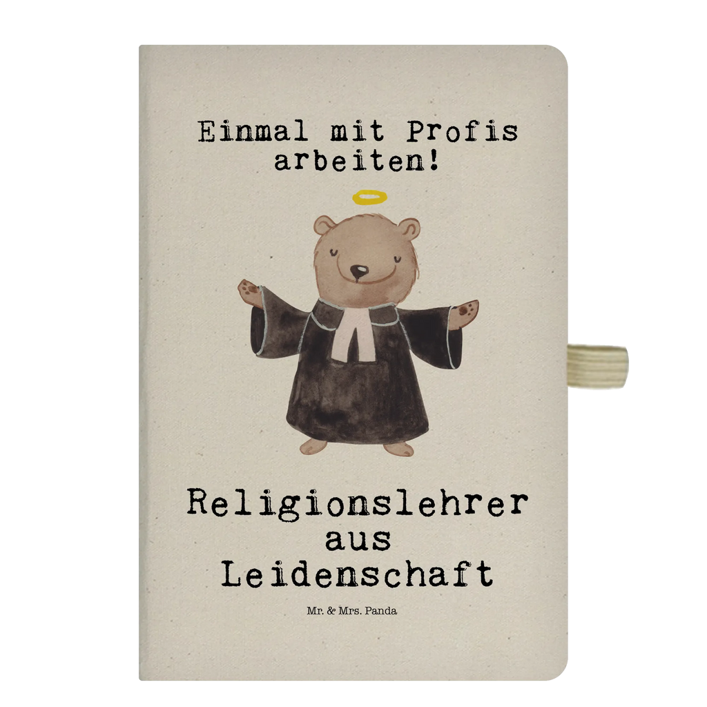 Cotton notebook Religious Teacher Passion notepad, writing book, notebook, notes, diary, journal, address book, sketchbook, entry book, gift, gift idea, best, farewell gift, passing exam, anniversary, retirement, promotion, job start, sayings, funny, profession