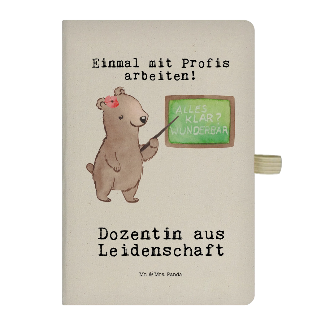 Cotton notebook female lecturer Passion journal, writing book, notepad, diary, address book, notebook, entry book, notes, sketchbook, gift, gift idea, best, farewell gift, passing exam, anniversary, retirement, promotion, job start, sayings, funny, profession