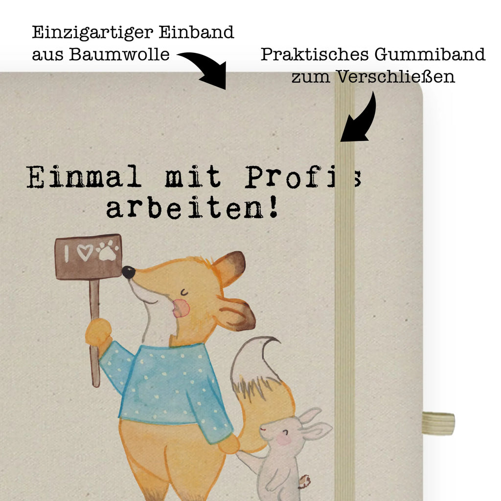 Cotton notebook Animal protector passion notepad, address book, sketchbook, entry book, writing book, diary, notebook, notes, journal, gift, gift idea, best, farewell gift, passing exam, anniversary, retirement, promotion, job start, sayings, funny, profession