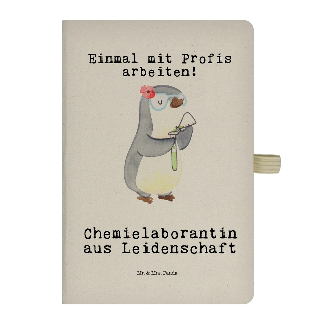 Bawełniany notatnik DIN A4 laborantka chemiczna Pasja Zawód, Wykształcenie, Jubileusz, Pożegnanie, Emerytura, Kolega, Koleżanka, Prezent, Dawać, Pracownik, Współpracownik, Firma, Dziękuję, Dziękuję bardzo