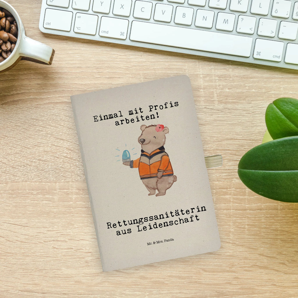 Cotton notebook Paramedic Passion notepad, sketchbook, diary, journal, notebook, notes, entry book, writing book, address book, gift, gift idea, best, farewell gift, passing exam, anniversary, retirement, promotion, job start, sayings, funny, profession