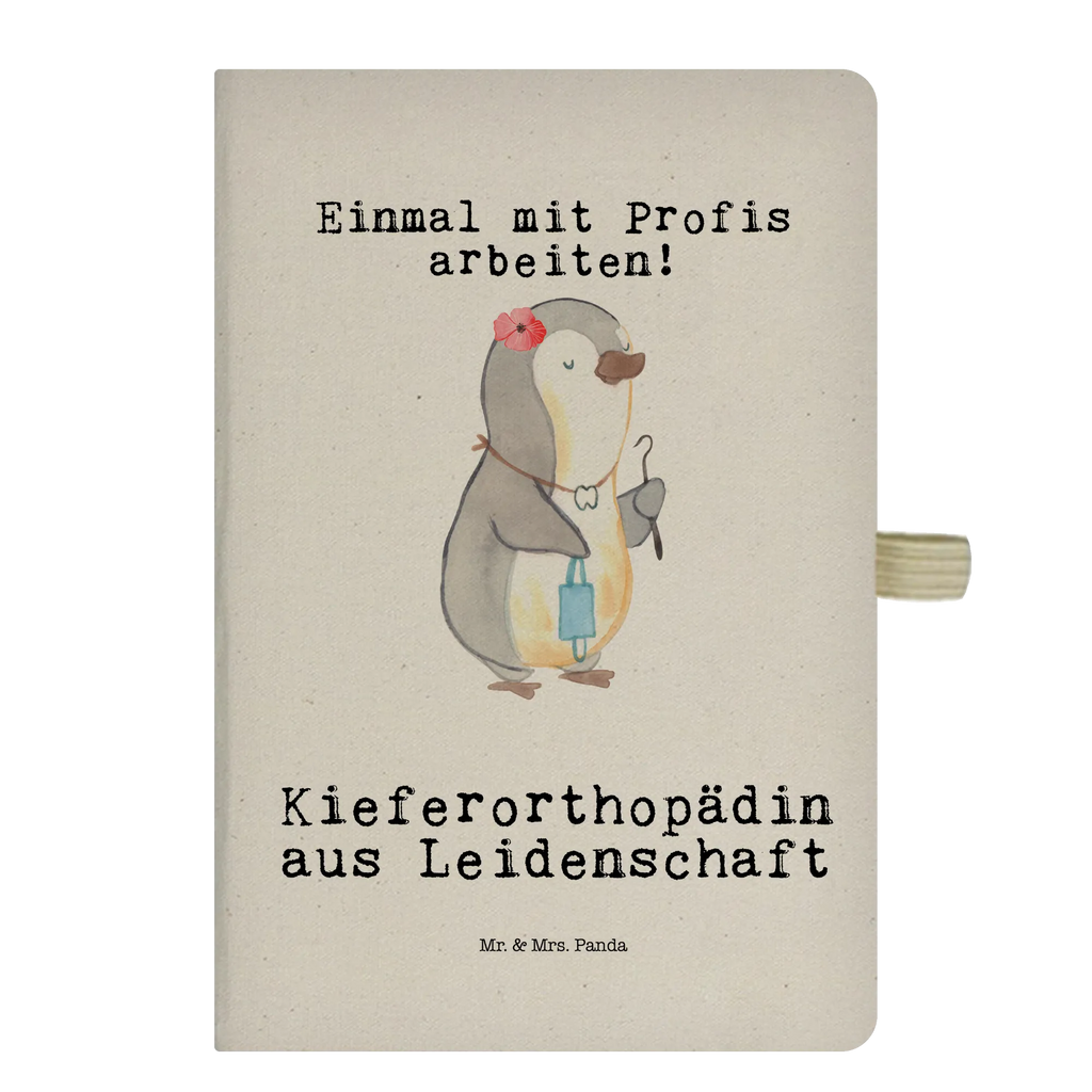 Bawełniany notes DIN A5 ortodontka pasja Zawód, Wykształcenie, Jubileusz, Pożegnanie, Emerytura, Kolega, Koleżanka, Prezent, Dawać, Pracownik, Współpracownik, Firma, Dziękuję, Dziękuję bardzo