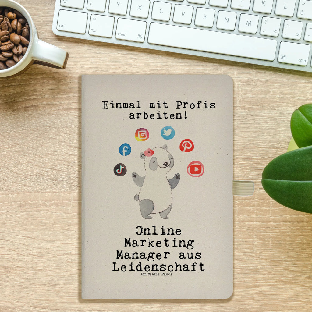 DIN A6 Baumwoll Notizbuch Online Marketing Manager aus Leidenschaft Notizen, Eintragebuch, Tagebuch, Notizblock, Adressbuch, Journal, Kladde, Skizzenbuch, Notizheft, Schreibbuch, Schreibheft, Beruf, Ausbildung, Jubiläum, Abschied, Rente, Kollege, Kollegin, Geschenk, Schenken, Arbeitskollege, Mitarbeiter, Firma, Danke, Dankeschön, Online Marketing, Manager, Marketingmanager, Influencer Marketing, Digital Marketing