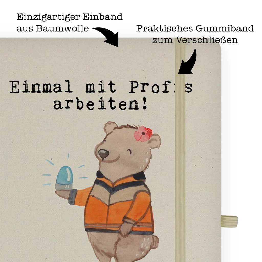 Cotton notebook Ambulance driver Passion writing book, journal, notepad, notes, entry book, address book, notebook, diary, sketchbook, gift, gift idea, best, farewell gift, passing exam, anniversary, retirement, promotion, job start, sayings, funny, profession