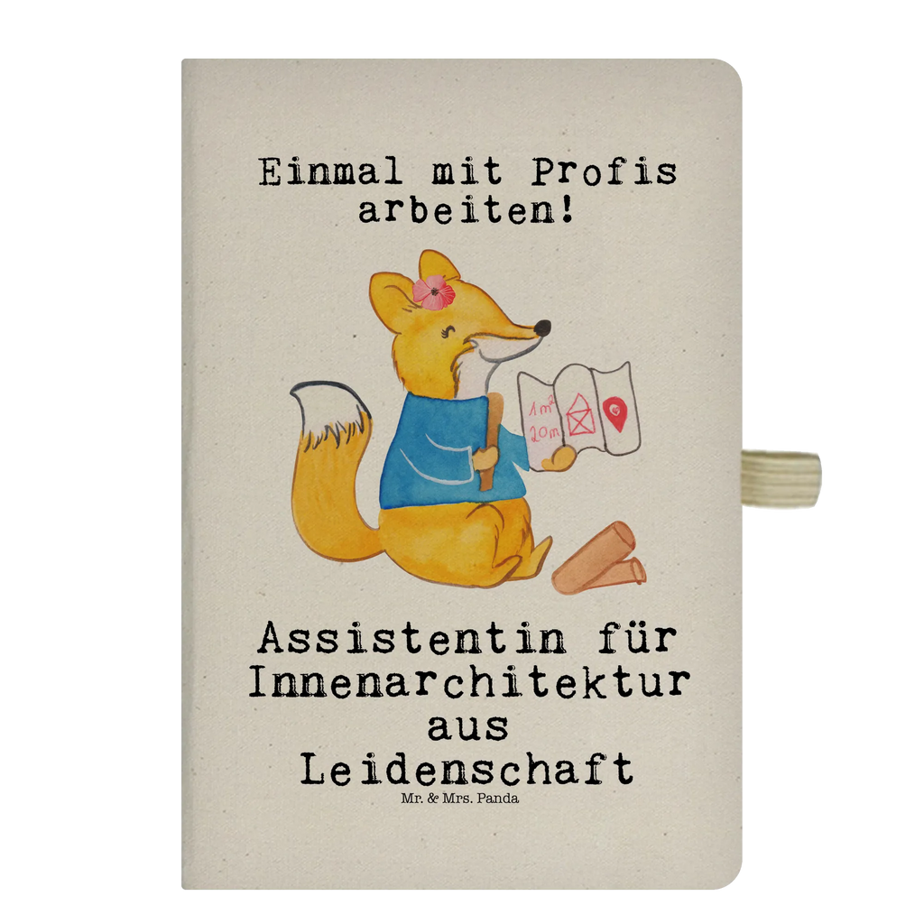 Bawełniany notes DIN A5 Asystentka ds. projektowania wnętrz Pasja Notizen, Eintragebuch, Tagebuch, Notizblock, Adressbuch, Journal, Kladde, Skizzenbuch, Notizheft, Schreibbuch, Schreibheft, Beruf, Ausbildung, Jubiläum, Abschied, Rente, Kollege, Kollegin, Geschenk, Schenken, Arbeitskollege, Mitarbeiter, Firma, Danke, Dankeschön