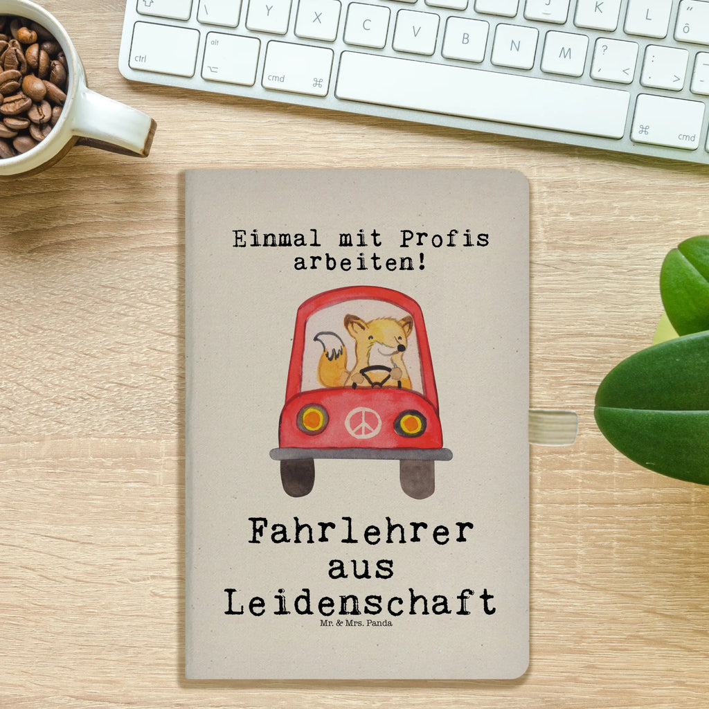 Cotton notebook driving instructor Passion writing book, entry book, notes, notebook, address book, journal, notepad, sketchbook, diary, gift, gift idea, best, farewell gift, passing exam, anniversary, retirement, promotion, job start, sayings, funny, profession