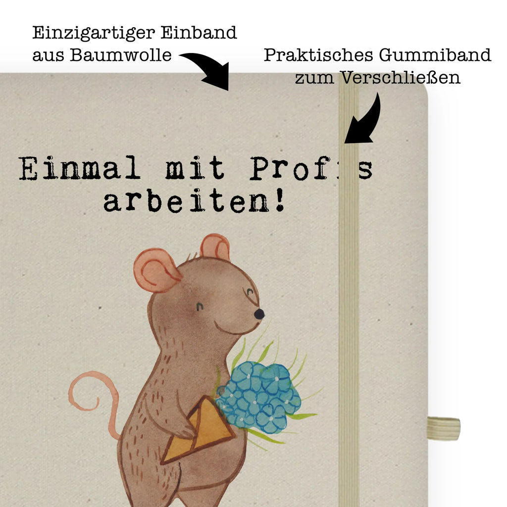 Bawełniany notatnik DIN A4 Florysta Pasja Zawód, Wykształcenie, Jubileusz, Pożegnanie, Emerytura, Kolega, Koleżanka, Prezent, Dawać, Pracownik, Współpracownik, Firma, Dziękuję, Dziękuję bardzo