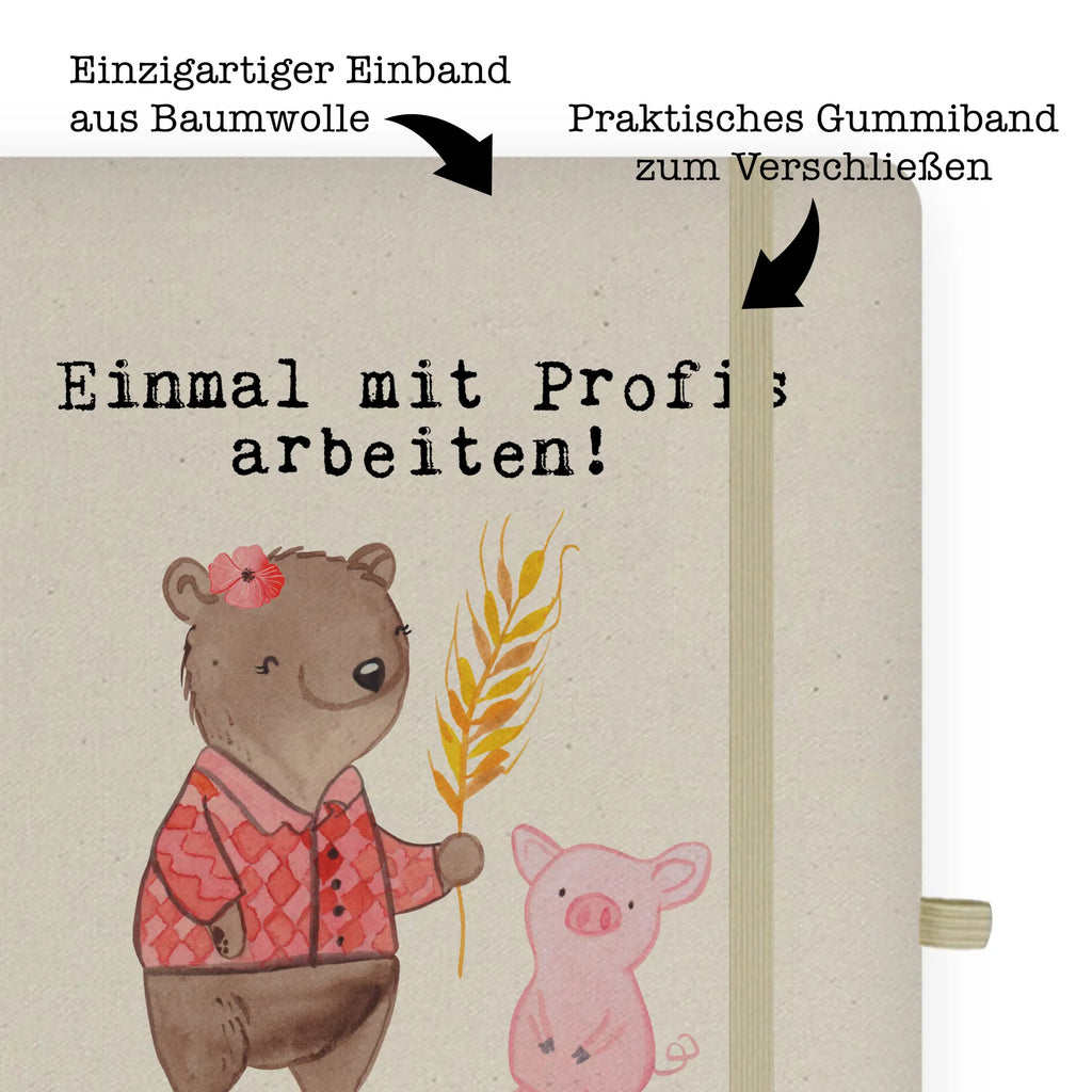 Cotton notebook Female Farmer Passion sketchbook, notepad, entry book, journal, notes, diary, address book, writing book, notebook, gift, gift idea, best, farewell gift, passing exam, anniversary, retirement, promotion, job start, sayings, funny, profession