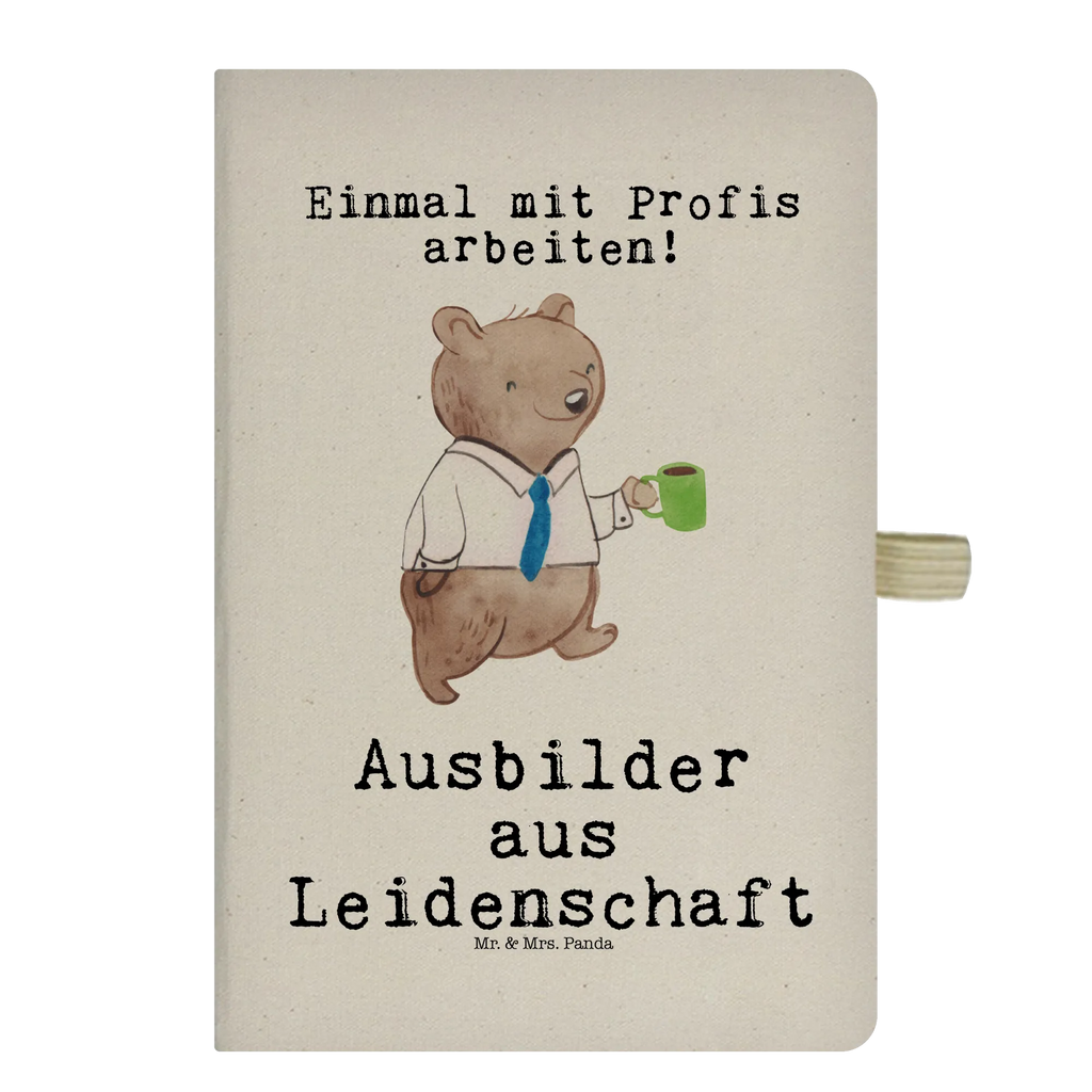 Bawełniany notatnik DIN A4 Instruktor Pasja Zawód, Wykształcenie, Jubileusz, Pożegnanie, Emerytura, Kolega, Koleżanka, Prezent, Dawać, Pracownik, Współpracownik, Firma, Dziękuję, Dziękuję bardzo
