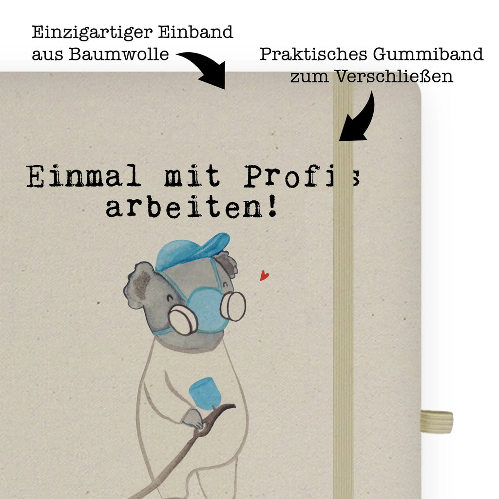 Cotton notebook Painter Passion notebook, notepad, journal, entry book, writing book, sketchbook, diary, address book, notes, gift, gift idea, best, farewell gift, passing exam, anniversary, retirement, promotion, job start, sayings, funny, profession