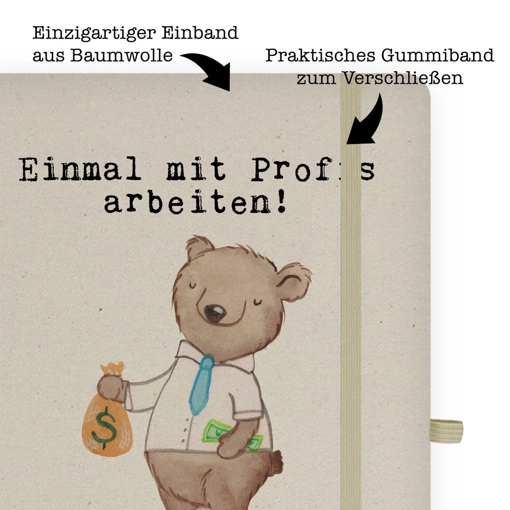 Cotton notebook Banker Passion entry book, diary, sketchbook, notepad, journal, writing book, notebook, notes, address book, gift, gift idea, best, farewell gift, passing exam, anniversary, retirement, promotion, job start, sayings, funny, profession