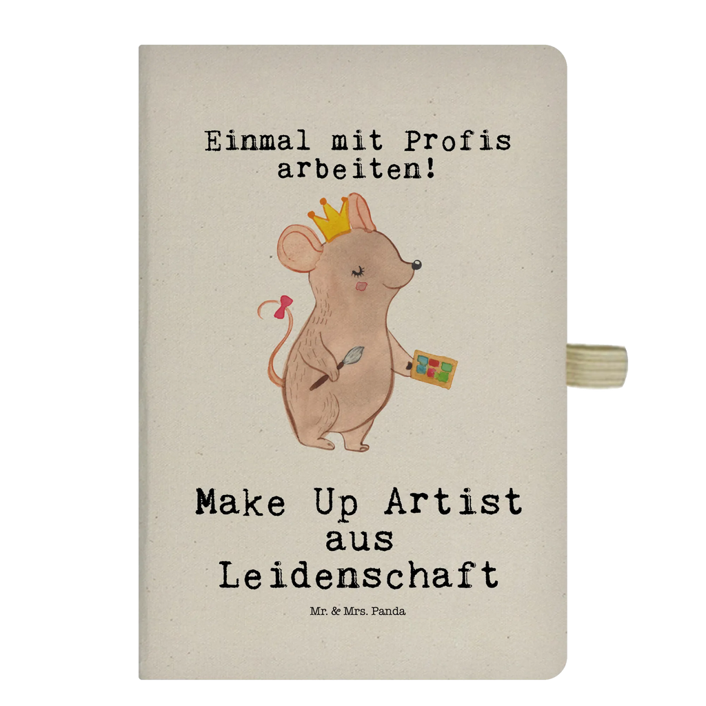 Bawełniany notatnik DIN A4 Artysta makijażu pasja Zawód, Wykształcenie, Jubileusz, Pożegnanie, Emerytura, Kolega, Koleżanka, Prezent, Dawać, Pracownik, Współpracownik, Firma, Dziękuję, Dziękuję bardzo