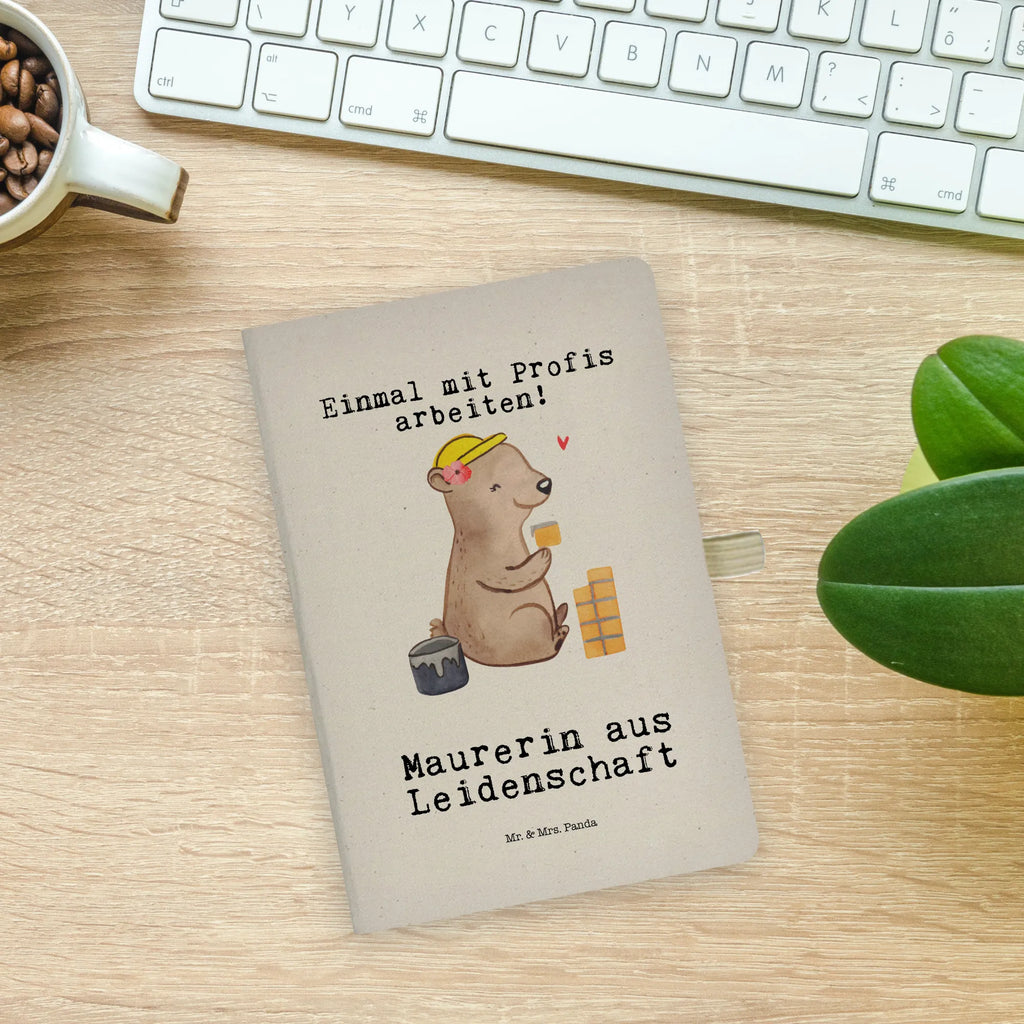 Cotton notebook bricklayer Passion writing book, journal, entry book, notepad, notes, address book, sketchbook, diary, notebook, gift, gift idea, best, farewell gift, passing exam, anniversary, retirement, promotion, job start, sayings, funny, profession