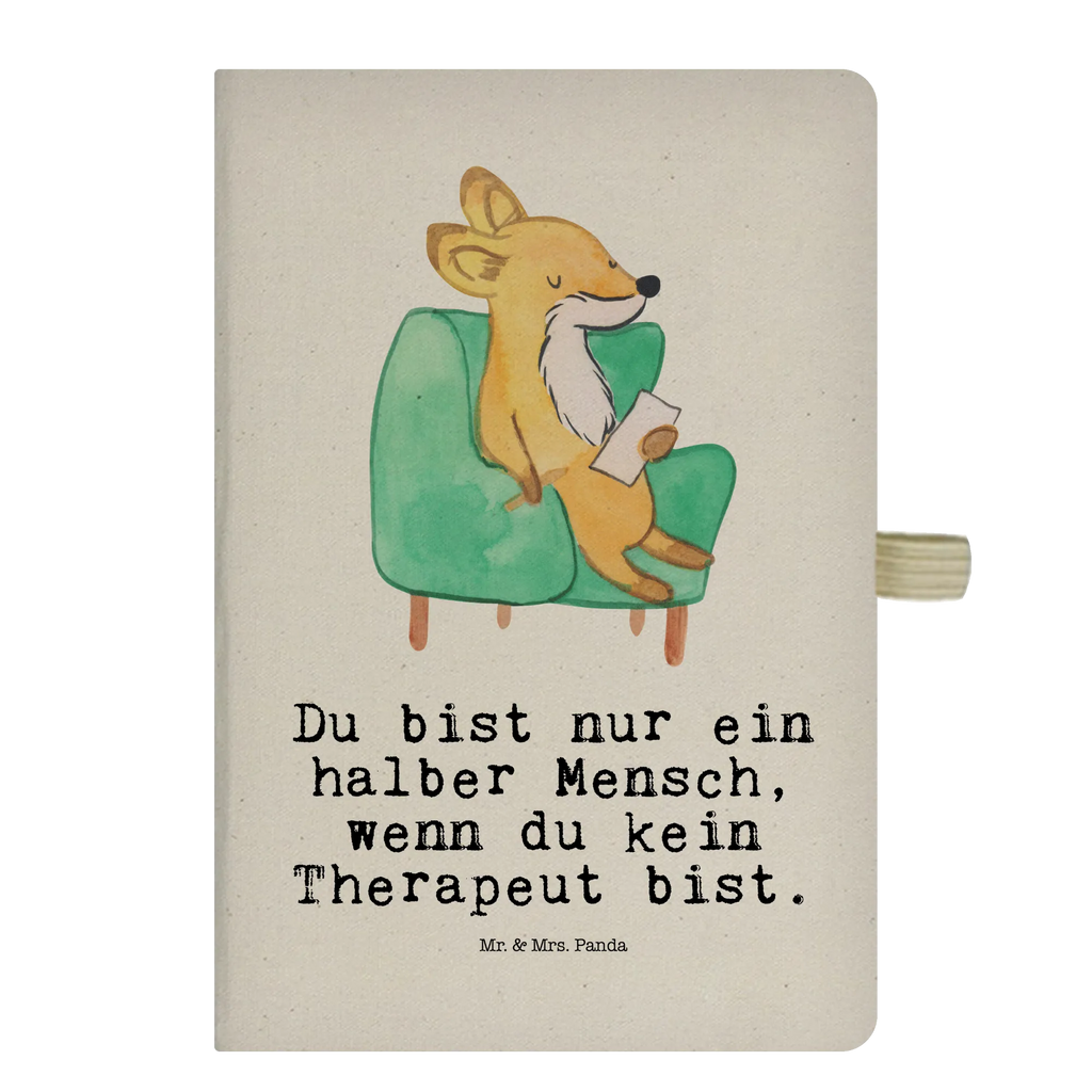 Bawełniany notatnik DIN A4 terapeuta Serce Zawód, Wykształcenie, Jubileusz, Pożegnanie, Emerytura, Kolega, Koleżanka, Prezent, Dawać, Pracownik, Współpracownik, Firma, Dziękuję, Dziękuję bardzo