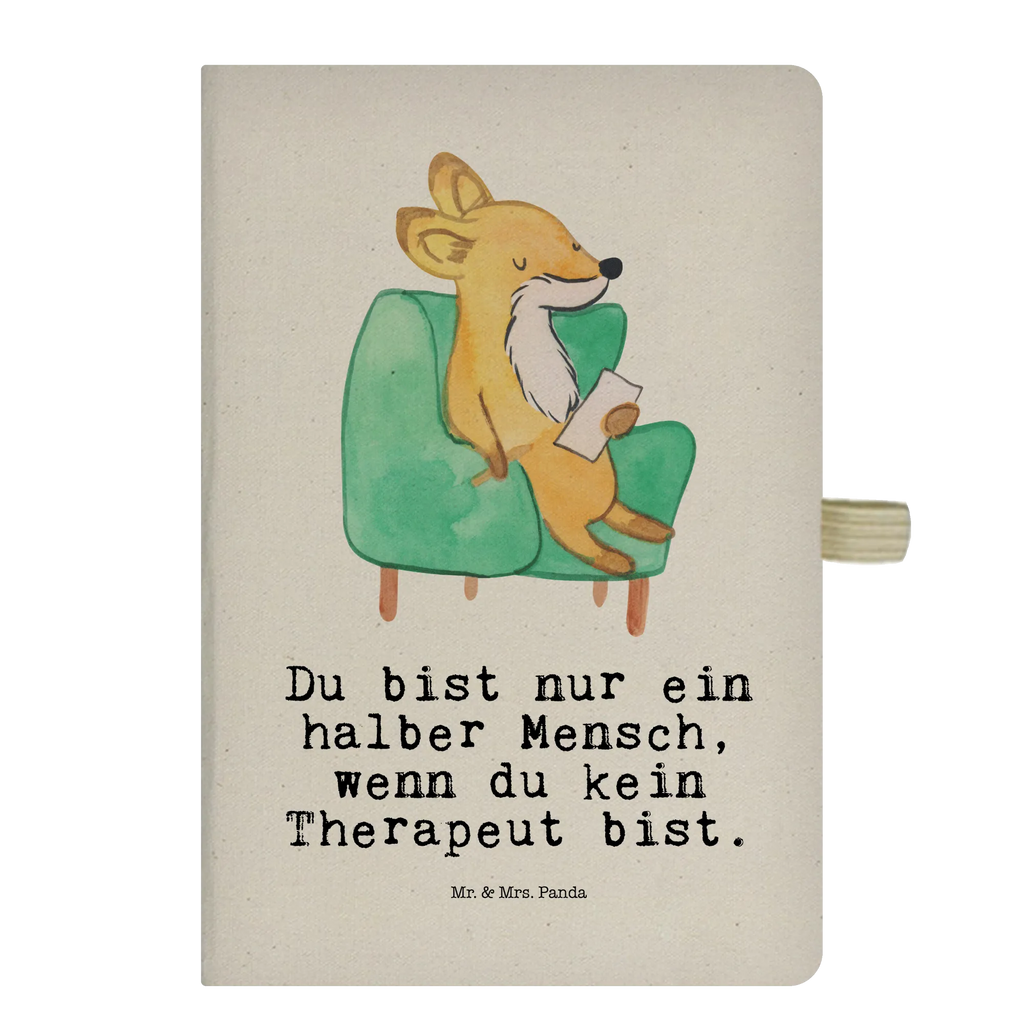Bawełniany notatnik DIN A4 terapeuta Serce Zawód, Wykształcenie, Jubileusz, Pożegnanie, Emerytura, Kolega, Koleżanka, Prezent, Dawać, Pracownik, Współpracownik, Firma, Dziękuję, Dziękuję bardzo