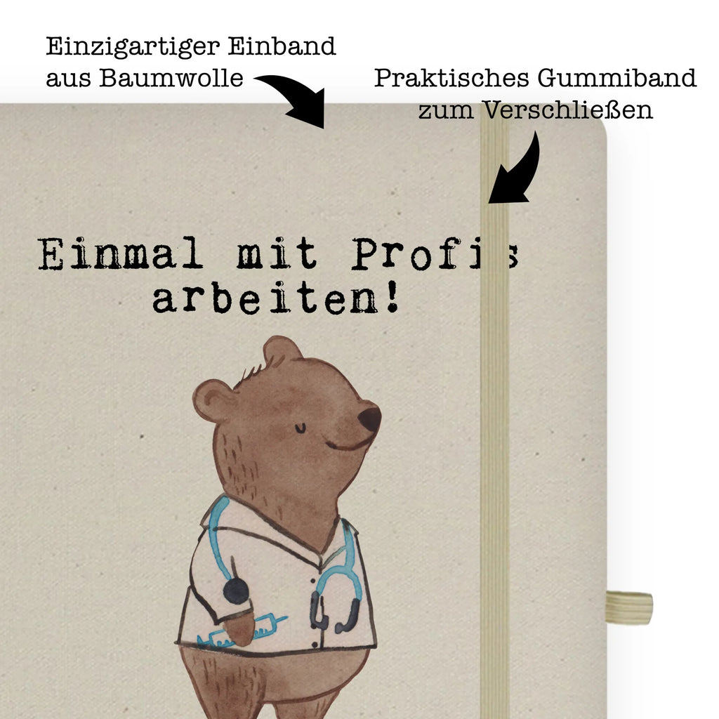 Cotton notebook Doctor Passion address book, notepad, notebook, writing book, diary, entry book, sketchbook, journal, notes, gift, gift idea, best, farewell gift, passing exam, anniversary, retirement, promotion, job start, sayings, funny, profession